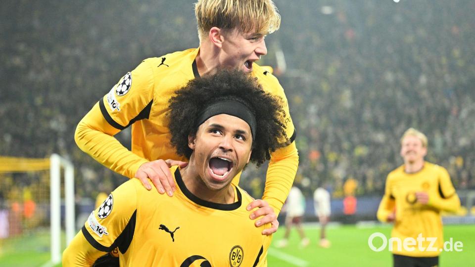 Auch Karim Adeyemi trotzte erneut dem Wirbel um seine Person Bild: Bernd Thissen/dpa