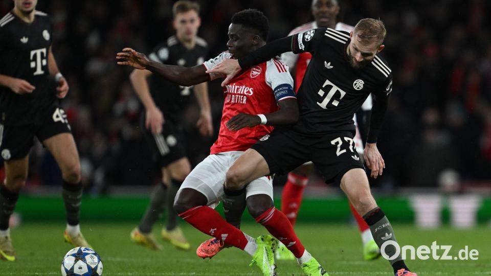 Der FC Bayern war zum Spitzenspiel in London zu Gast. Bild: Sven Hoppe/dpa