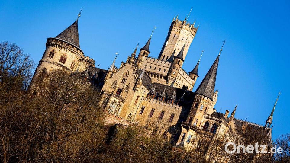 Wurde förmlich überrannt: Schloss Marienburg südlich von Hannover. Bild: Moritz Frankenberg/dpa