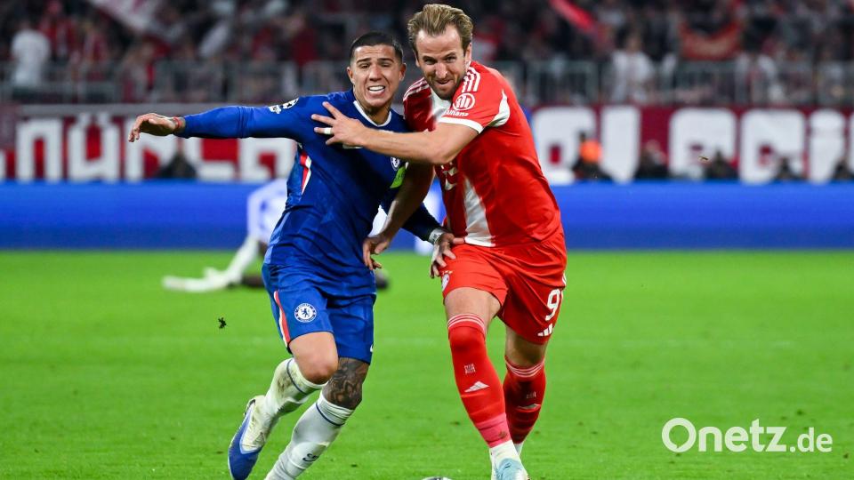 Harry Kane (r) ist für die Bayern nicht nur als Torjäger wichtig. (Archivfoto) Bild: Sven Hoppe/dpa