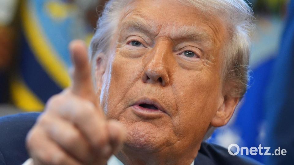 Trump nennt den Angriff in Washington einen Terrorakt. (Archivbild) Bild: Evan Vucci/AP/dpa