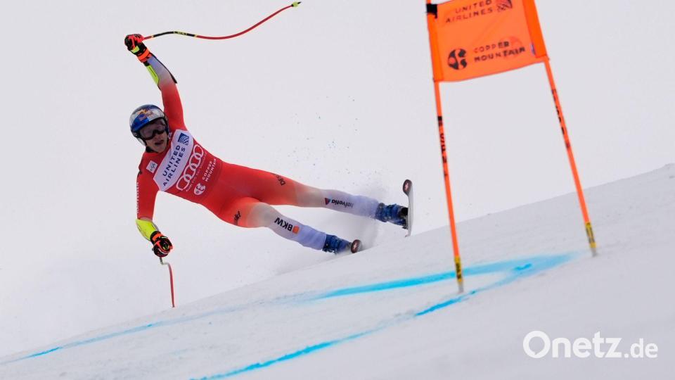 Wieder mal nicht zu schlagen: Der Schweizer Marco Odermatt. Bild: Robert F. Bukaty/AP/dpa