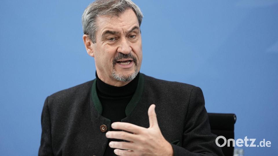 Zeigt sich zufrieden: CSU-Chef Söder. Bild: Michael Kappeler/dpa