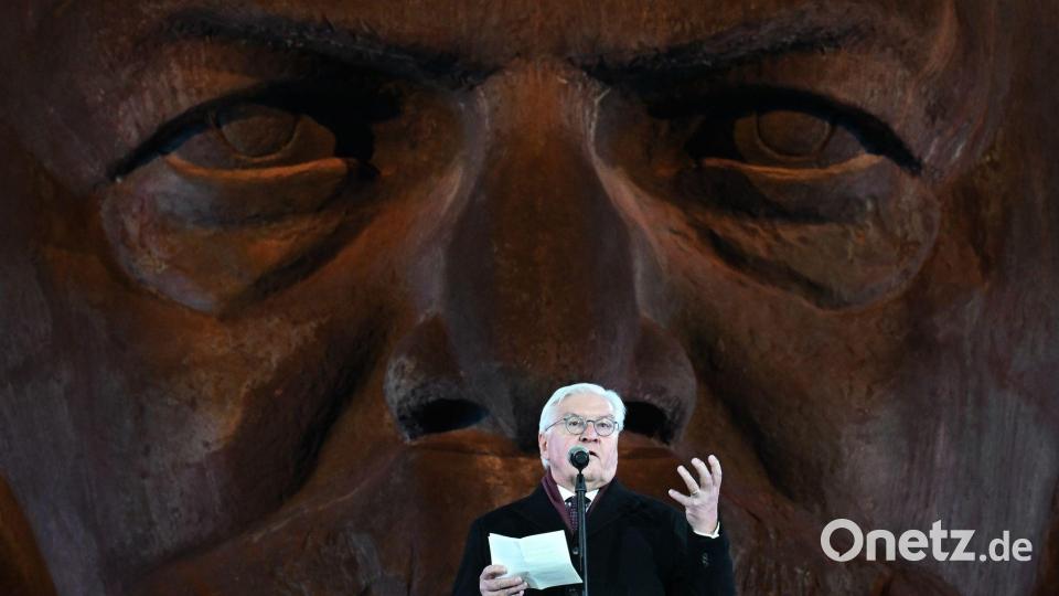 Bundespräsident Frank-Walter Steinmeier eröffnet in Chemnitz das Europäische Kulturhauptstadtjahr (Archivbild) Bild: Hendrik Schmidt/dpa