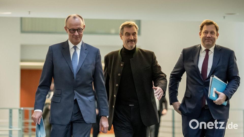 Sie haben vorgelegt, jetzt sind die jungen Abgeordneten der Union am Zug. Bild: Michael Kappeler/dpa