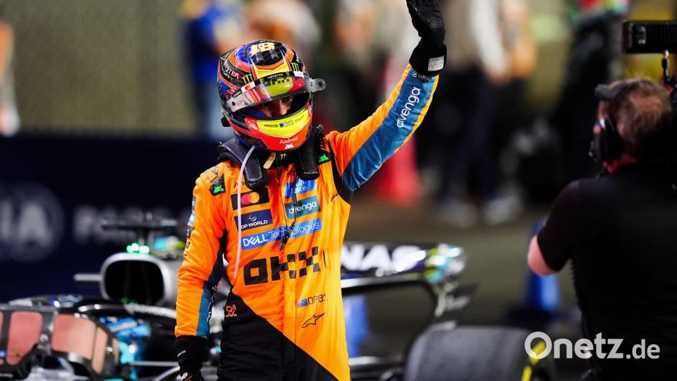 Pole für den Sprint, Sieg im Sprint, Pole für den Großen Preis - es läuft wieder bei Piastri. Bild: David Davies/PA Wire/dpa