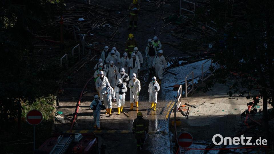 Nach dem Großbrand in Hongkong Bild: Vernon Yuen/Nexpher via ZUMA Press Wire/dpa