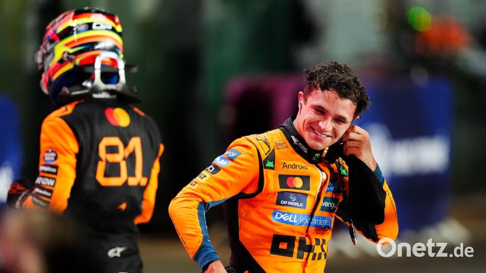 Hat Lando Norris nach dem Rennen in Katar auch gut lachen? Bild: David Davies/PA Wire/dpa