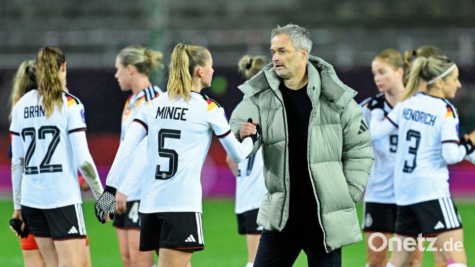 Unzufrieden mit dem 0:0 auf dem Betzenberg: Bundestrainer Christian Wück. Bild: Uwe Anspach/dpa
