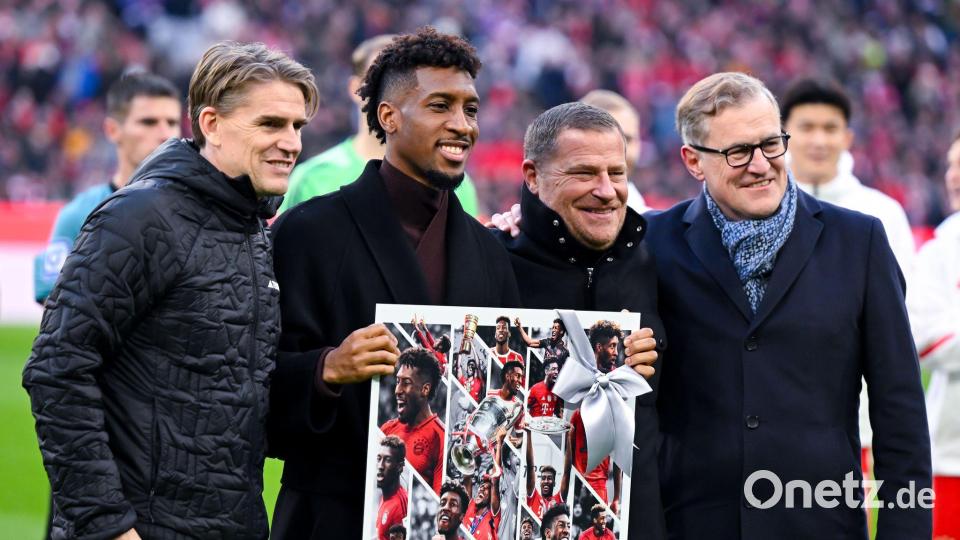 Kingsley Coman wurde am Wochenende offiziell verabschiedet. Bild: Sven Hoppe/dpa