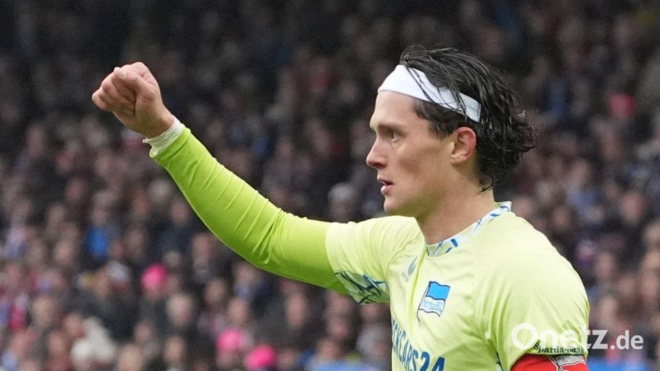 Sieg zum Geburtstag: Fabian Reese beschenkt sich mit dem nächsten Dreier. Bild: Marcus Brandt/dpa