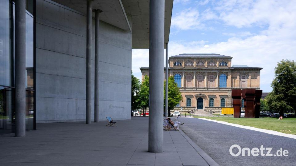 An den Bayerischen Staatsgemäldesammlungen mit den berühmten Pinakotheken wird auch über den Umgang mit NS-Raubkunst debattiert. (Archivbild) Bild: Sven Hoppe/dpa