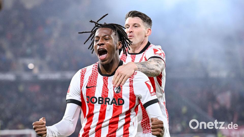 Traf zum 3:0: Johan Manzambi Bild: Harry Langer/dpa