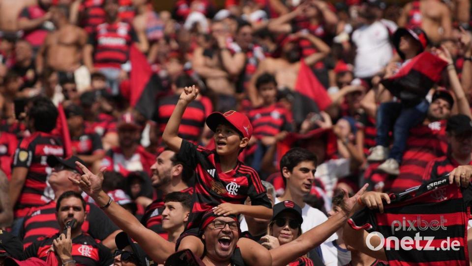 Für das rein brasilianische Duell reisten mehr als 50.000 Fans nach Lima. Bild: Guadalupe Pardo/AP/dpa