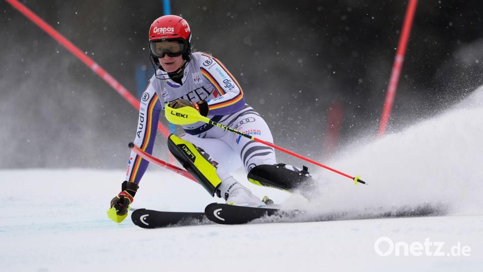 Lena Dürr aus Deutschland in Aktion beim Ski-Weltcup in Copper Mountain. Bild: Robert F. Bukaty/AP/dpa