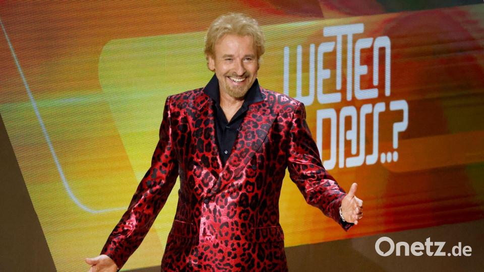 Thomas Gottschalk bei "Wetten, dass..?". (Archivbild) Bild: Philipp von Ditfurth/dpa