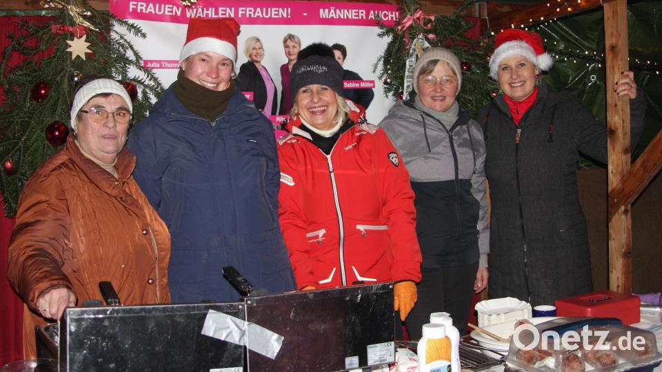 Bei der Frauen-Union gab es thüringische Quarkbällchen. Bild: wro