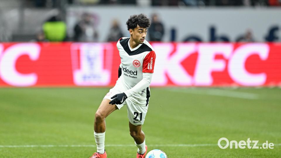 Nathaniel Brown hat seinen Vertrag in Frankfurt bis zum Juni 2030 verlängert. Bild: Uwe Anspach