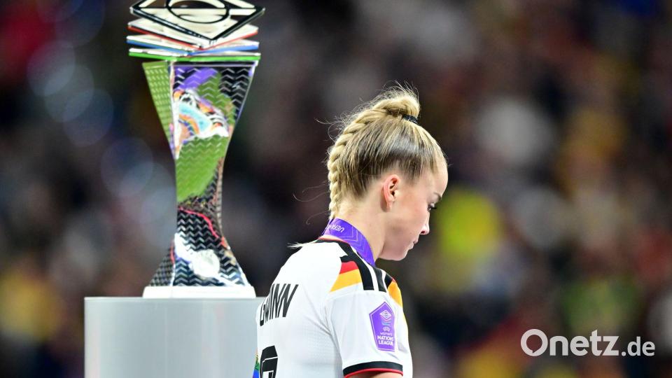 Es hat leider nur für Platz zwei gereicht in der Nations League für die deutschen Frauen. Bild: Sebastian Christoph Gollnow/dpa