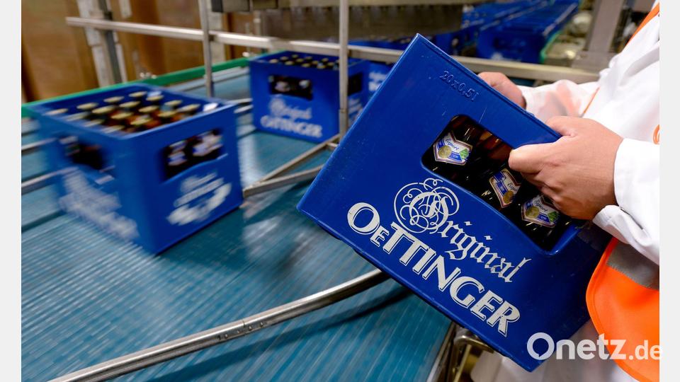 Bei der Großbrauerei Oettinger ist ein Schlichtungsversuch gescheitert. (Archivbild) Bild: Peter Steffen/dpa