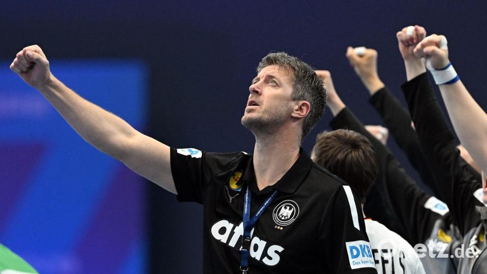 Der Vertrag von Bundestrainer Markus Gaugisch läuft 2026 aus. Bild: Federico Gambarini/dpa