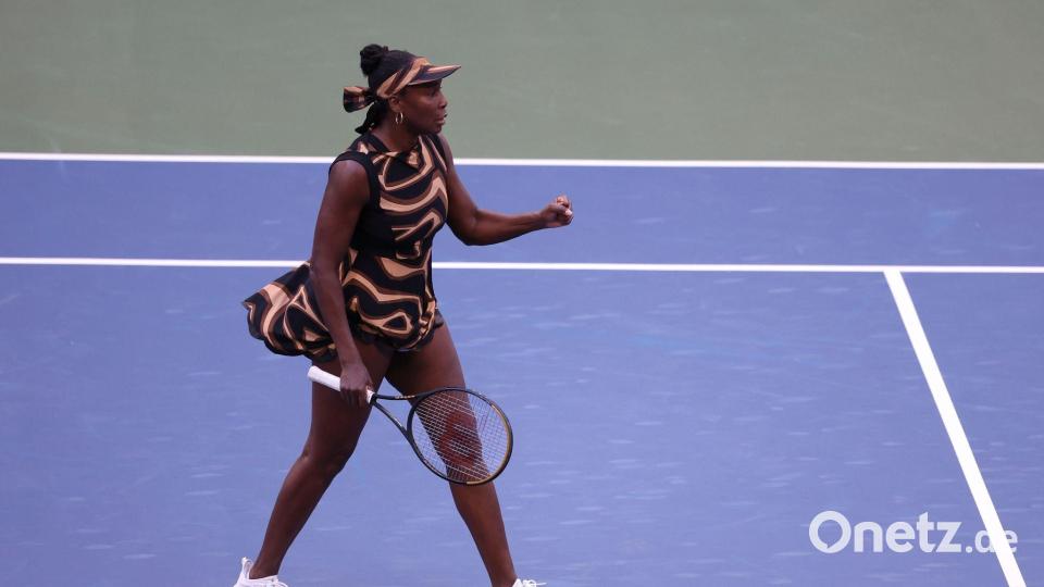 Venus Williams plant auch für 2026 - und möchte in Auckland starten. (Archivbild) Bild: Heather Khalifa/AP/dpa
