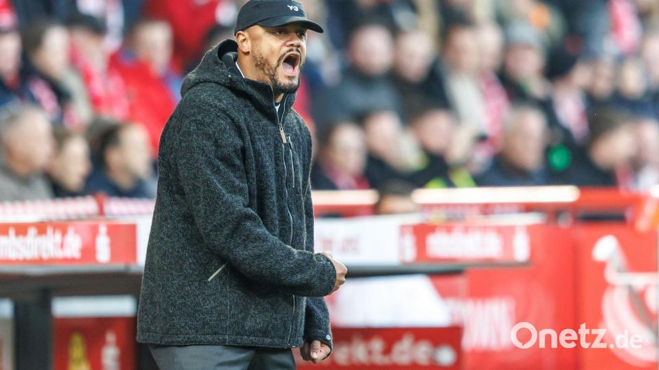 Im Kampf um Bundesliga-Punkte konnte Vincent Kompany erst ganz spät das Münchner 2:2 bejubeln. Bild: Andreas Gora/dpa