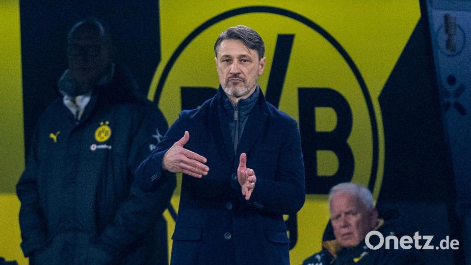 Niko Kovac sah ein behäbiges Spiel seiner Mannschaft Bild: David Inderlied/dpa