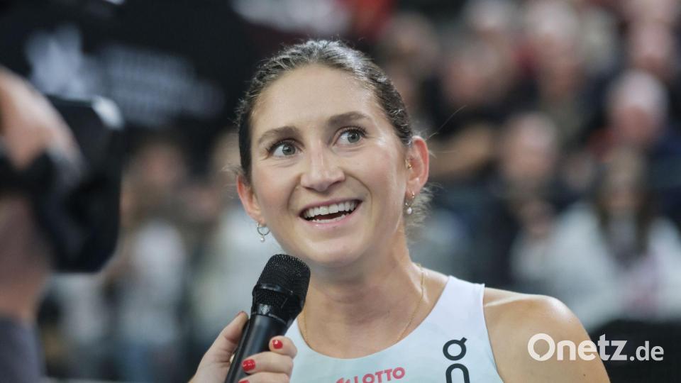 Etwa elf Wochen bereitete sich Gesa Krause auf ihr Marathon-Debüt vor. (Archivbild) Bild: Sebastian Willnow/dpa