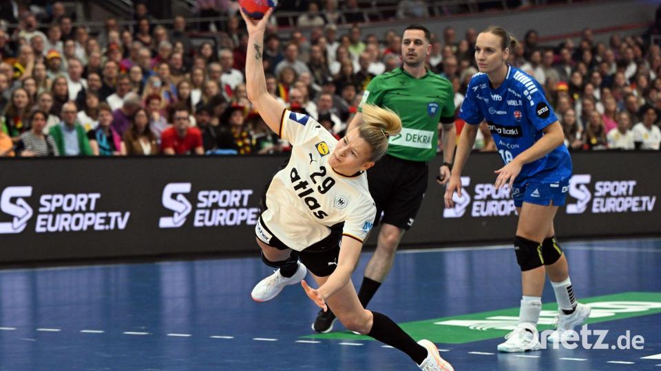 Kapitänin Antje Döll geht in jedem Spiel voran. Bild: Federico Gambarini/dpa