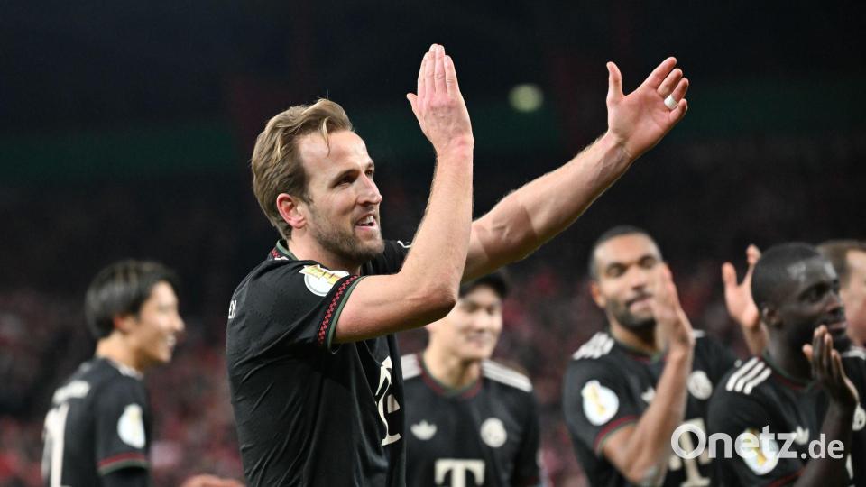 Kane sah einen Entwicklungsschritt für den FCB. Bild: Soeren Stache/dpa