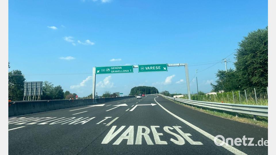 Italien nimmt für sich in Anspruch, die älteste Autobahn der Welt zu besitzen: die Strecke zwischen Mailand und Varese. (Archvbild) Bild: Christoph Sator/dpa