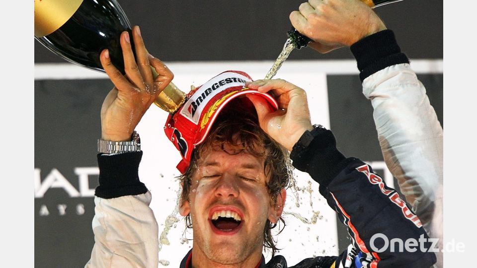 Wer macht am Sonntag in Abu Dhabi den Vettel? (Archivbild) Bild: Jens Büttner/dpa
