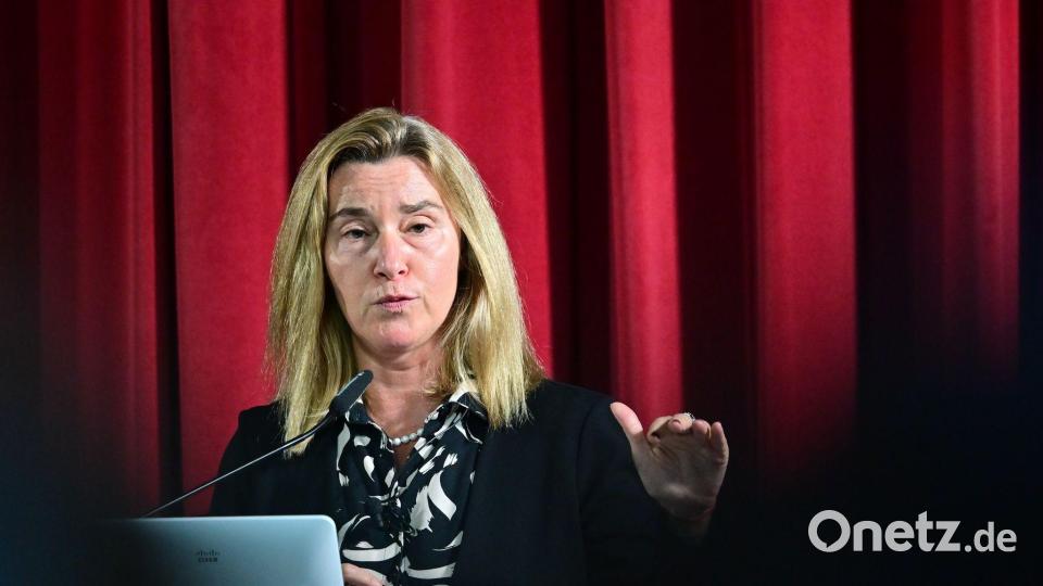 Gegen die frühere EU-Außenbeauftragte Federica Mogherini wird wegen Korruptionsverdachts ermittelt. (Archivbild) Bild: Sebastian Christoph Gollnow/dpa