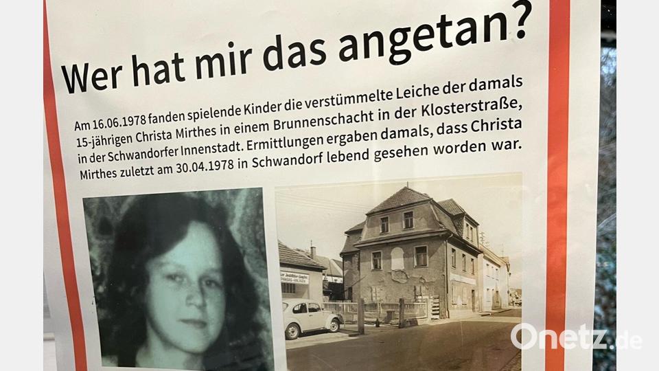 In dem Cold Case ermittelt die Kriminalpolizei Amberg auch noch über 45 Jahre nach der Tat. Mit einer Plakataktion wollen die Ermittler den Fall Ende 2023 wieder zum Thema in Schwandorf machen. Archivbild: ihl