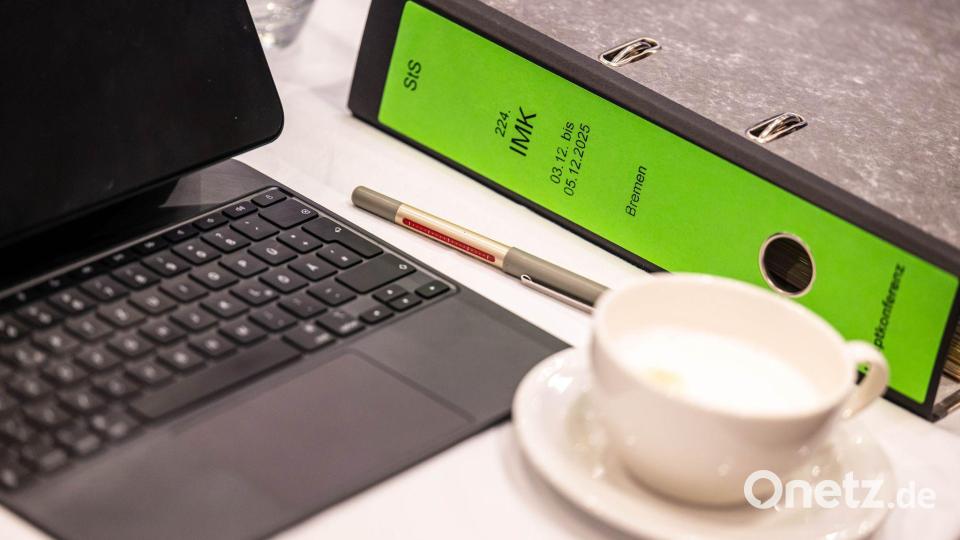 Drei Tage lang haben die Innenminister und Innenministerinnen der Länder in Bremen getagt. Bild: Sina Schuldt/dpa