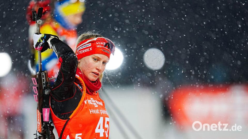 Julia Tannheimer zeigte eine stark verbesserte Leistung. Bild: Björn Larsson Rosvall/TT News Agency/AP/dpa