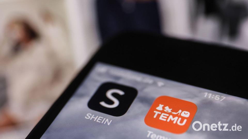 Temu und Shein zählen in Deutschland zu den beliebtesten Online-Marktplätzen. (Symbolbild) Bild: Oliver Berg/dpa
