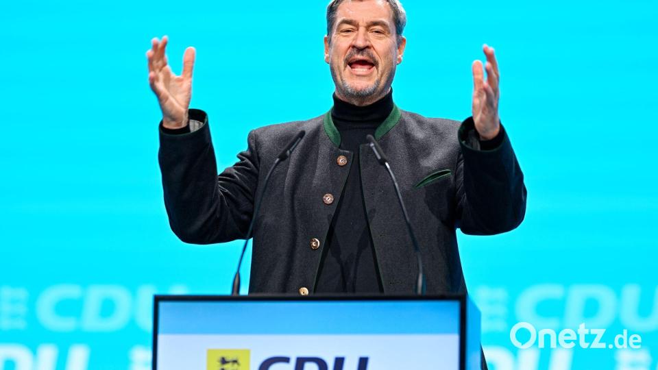 Söder postet gerne übers Essen. Bild: Uwe Anspach/dpa