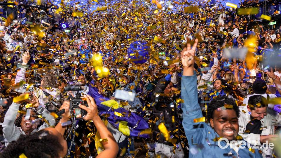 Nach der WM-Qualifikation wird in Curaçao gefeiert. Bild: Marco Van Der Caaij/ANP/dpa