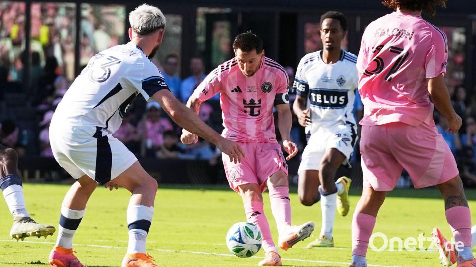 Messi hatte wenig starke Szenen - war aber dennoch an zwei Toren beteiligt. Bild: Lynne Sladky/AP/dpa