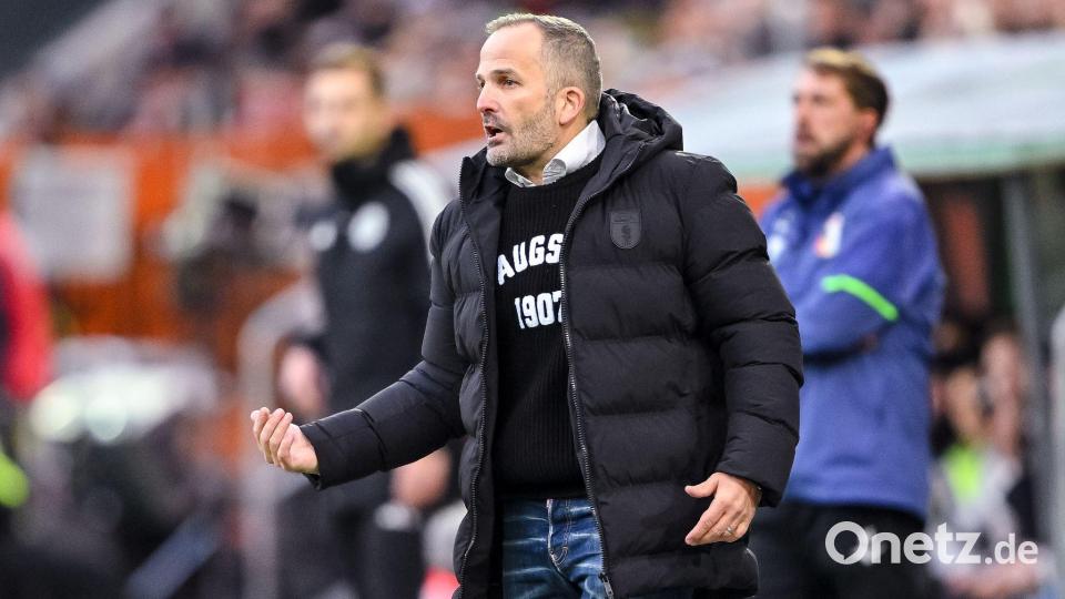 Manuel Baum hilft beim FC Augsburg als Trainer aus. Bild: Harry Langer/dpa