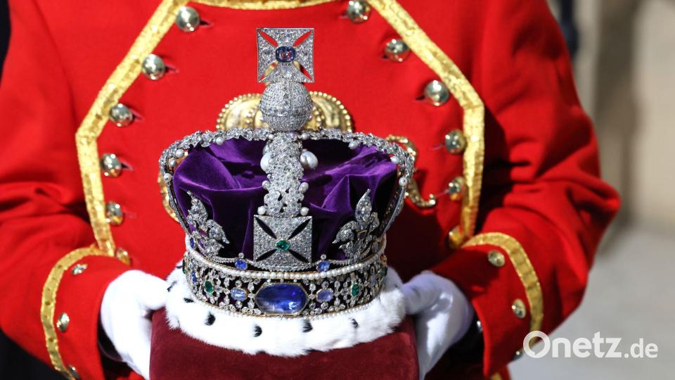 Die Imperial State Crown. (Archivbild) Bild: Chris Jackson/PA Wire/dpa