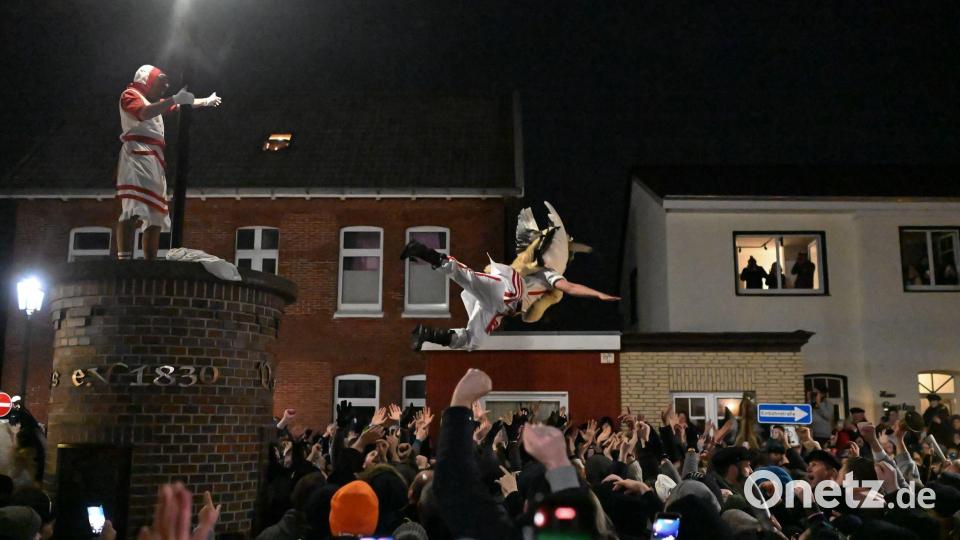 Klaasohm-Feier auf Borkum. Bild: Lars Penning/dpa