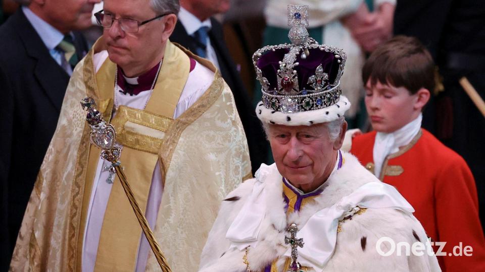 Die Krone hat einen unschätzbaren Wert für das Vereinigte Königreich. (Archivbild) Bild: Phil Noble/Pool Reuters/AP/dpa