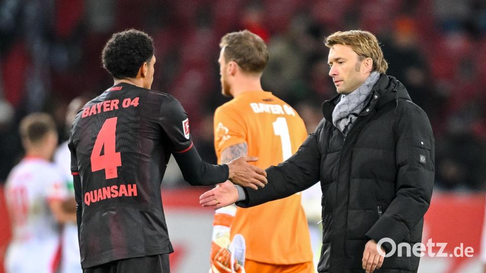 Bayer Leverkusen kassiert in Augsburg einen Tiefschlag. Bild: Harry Langer/dpa