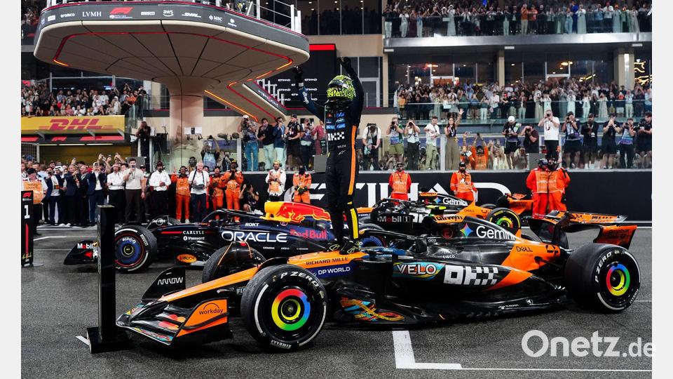 Lando Norris ist erstmals Formel-1-Weltmeister. Bild: David Davies/PA Wire/dpa
