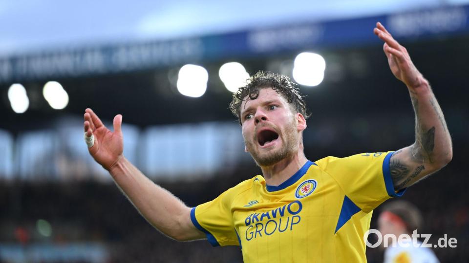 Braunschweig und Kiel trennten sich in einem wilden Spiel 1:1. Bild: Swen Pförtner/dpa