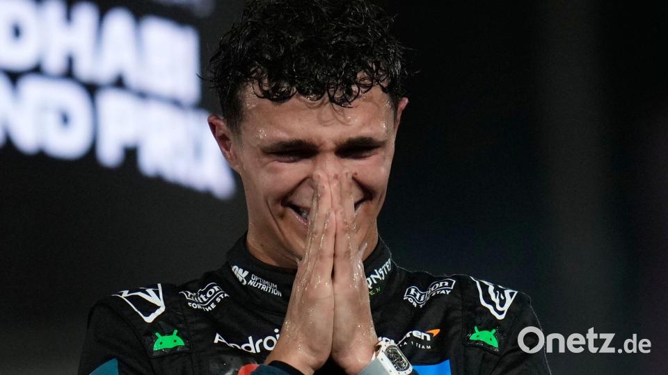 Er holte den Titel auf seine Art - und das macht Norris besonders stolz. Bild: Darko Bandic/AP/dpa