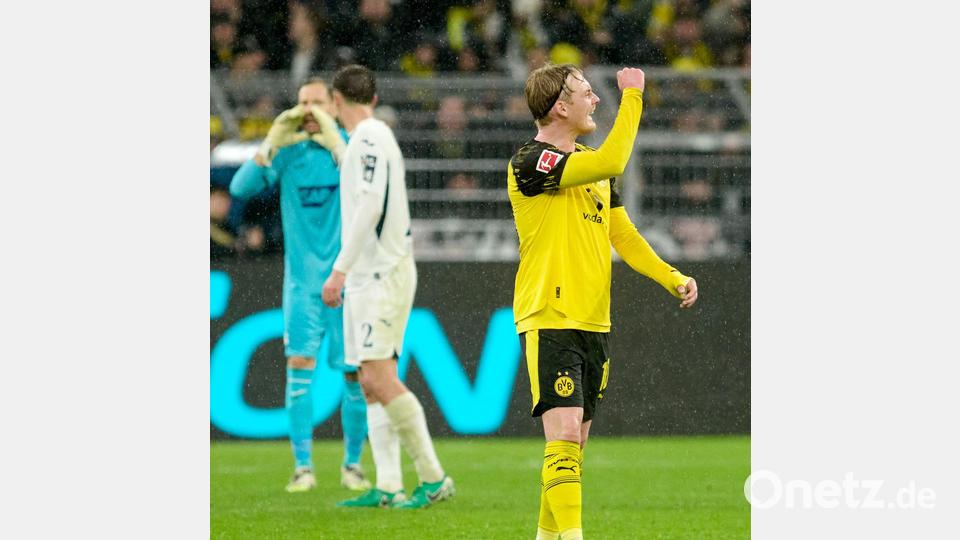 Brandt ist zufrieden mit der Lage, aber nicht mit dem Spiel seines Teams. Bild: Bernd Thissen/dpa